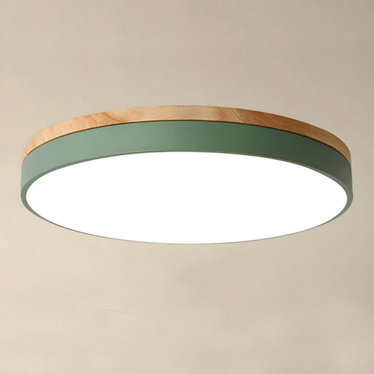Modern round flush-mount ceiling light for stylish interiors
