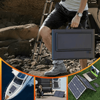 Foldable Solar Panel Kit 1000W, Portable MPPT Solar Charger for Camping & Off-Grid Power-Ridorn