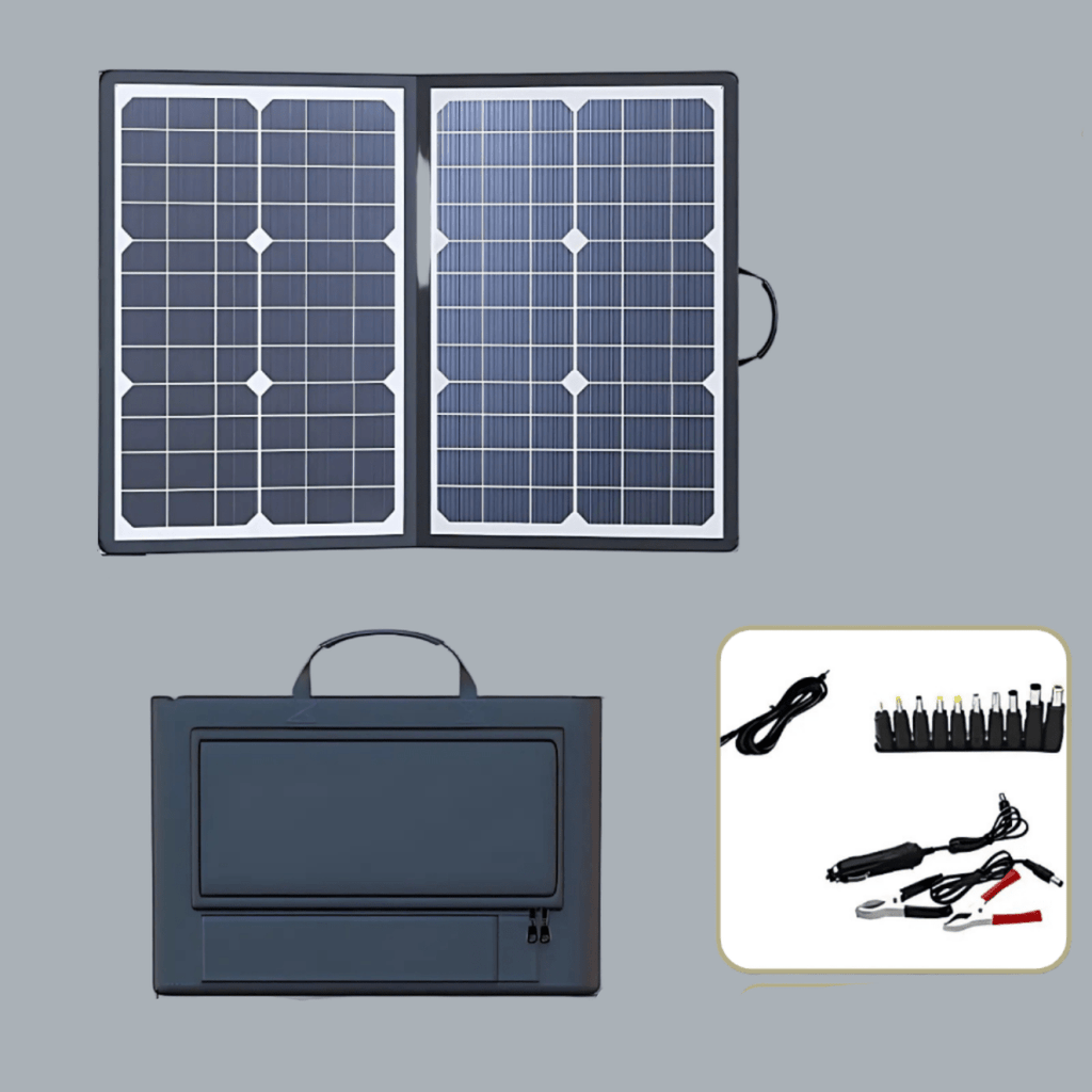 Foldable Solar Panel Kit 1000W, Portable MPPT Solar Charger for Camping & Off-Grid Power-Ridorn