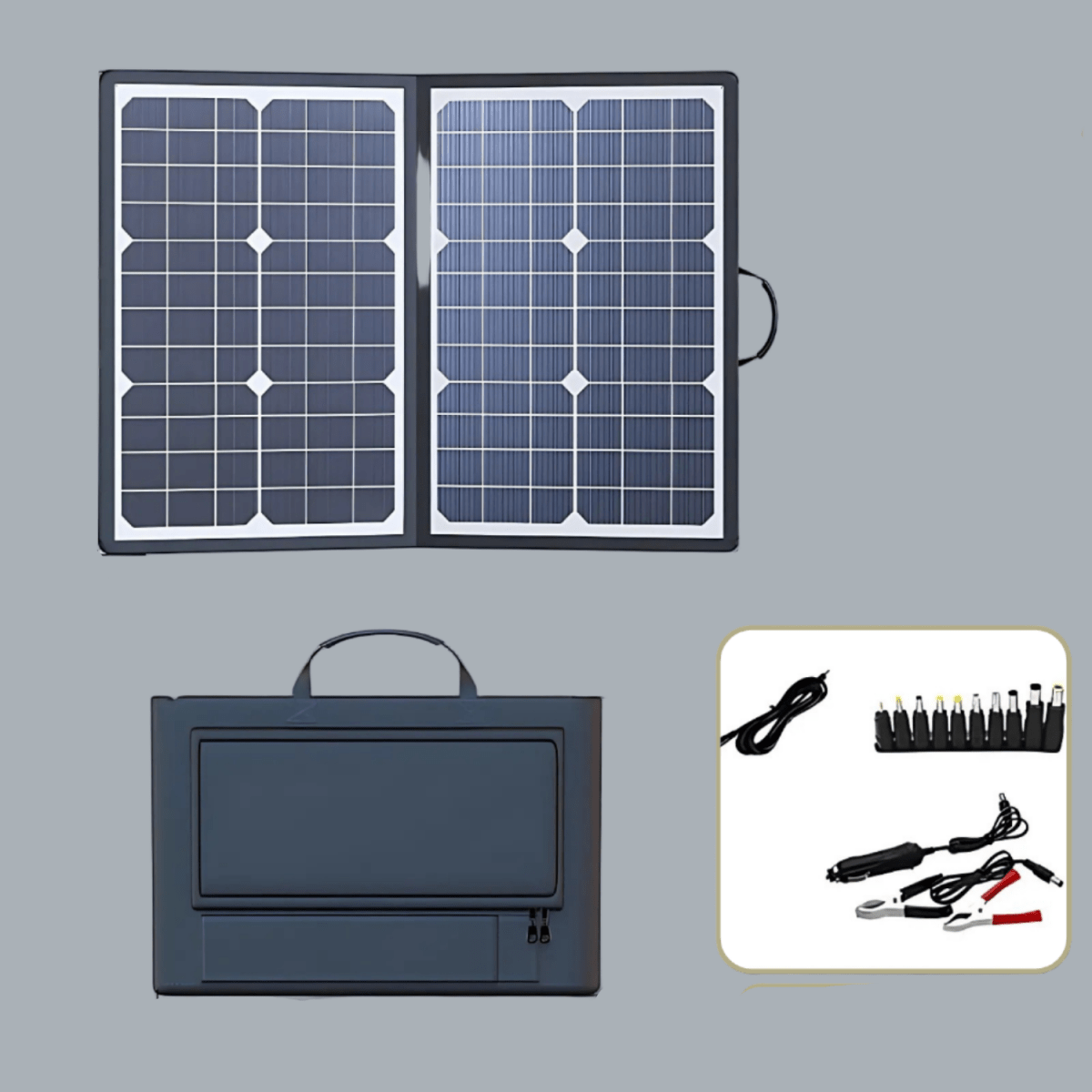 Foldable Solar Panel Kit 1000W, Portable MPPT Solar Charger for Camping & Off-Grid Power-Ridorn