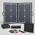 Foldable Solar Panel Kit 1000W, Portable MPPT Solar Charger for Camping & Off-Grid Power