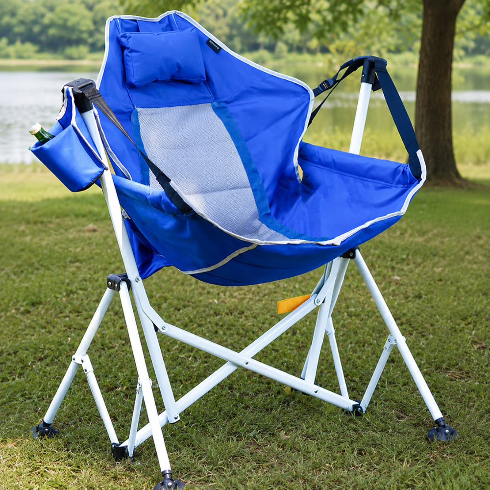 Folding Minimalist Camping Chair with Armrests for Outdoors | Ridorn-Camping Chairs-Ridorn