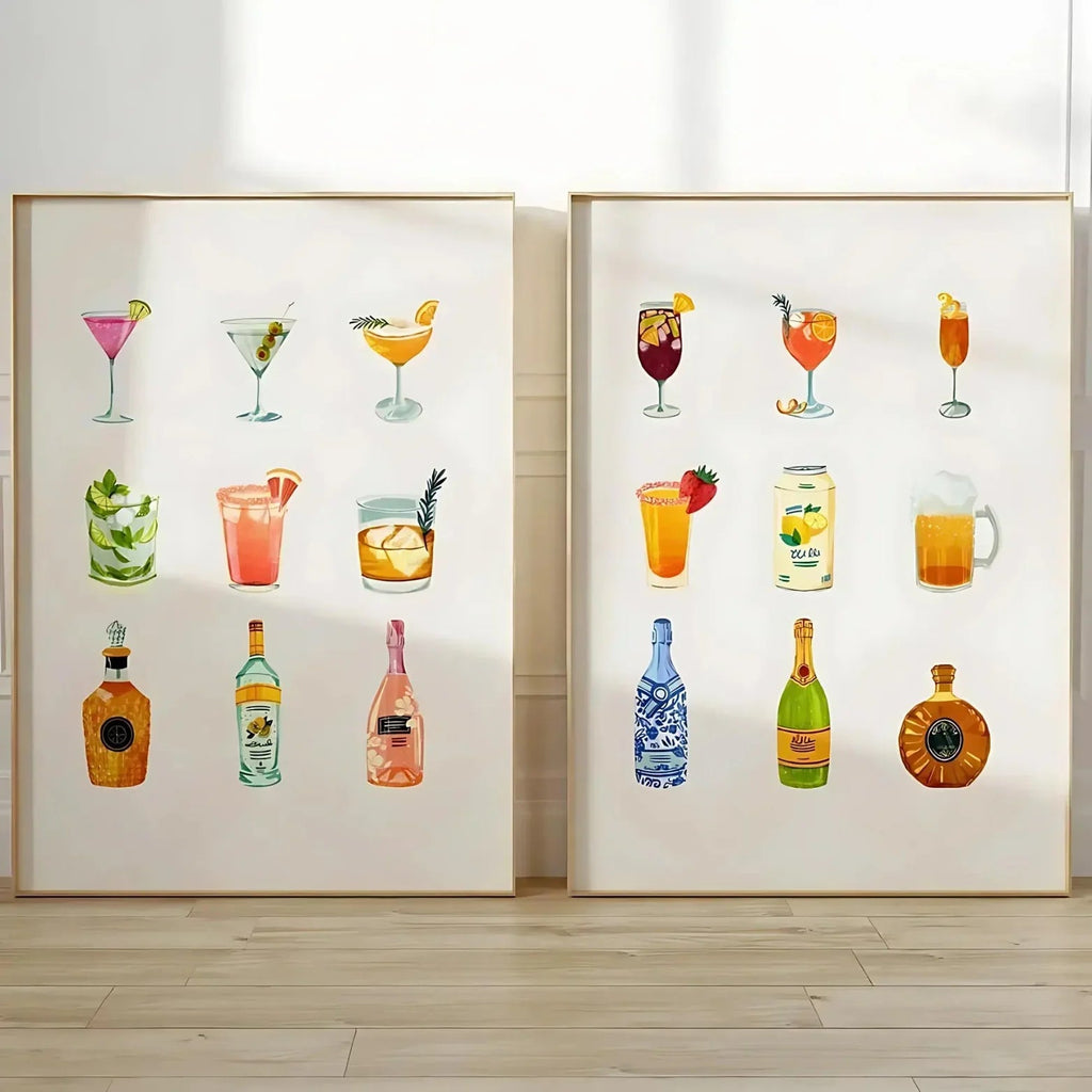 Freyaa to Cocktails Elowenino Prints-wall print-Ridorn
