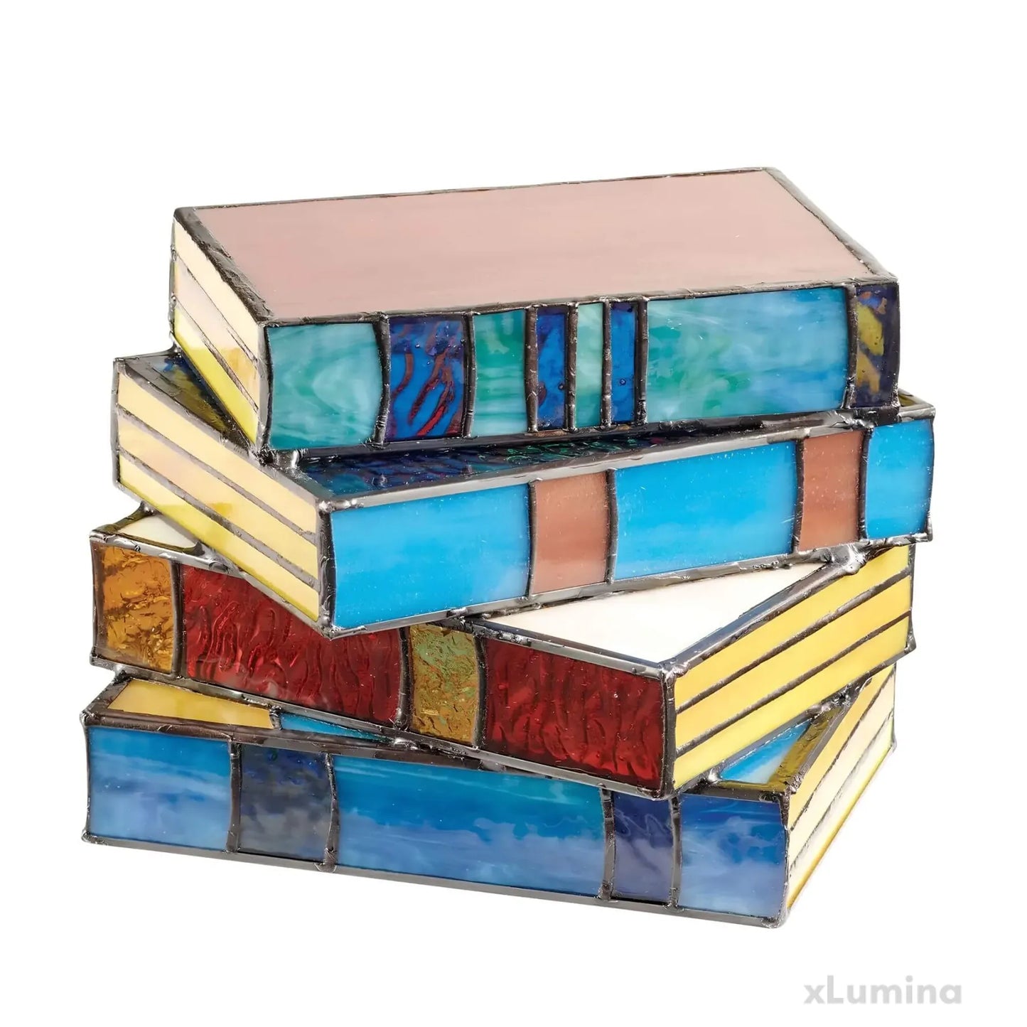 Stained Glass Book Table Lamp | Ridorn