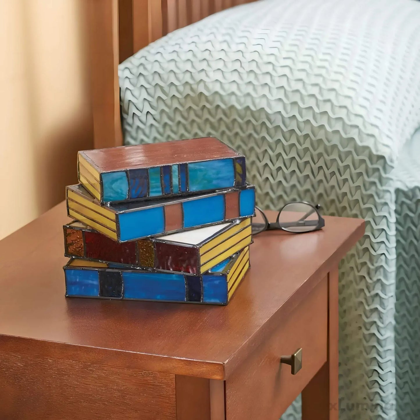 Stained Glass Book Table Lamp | Ridorn