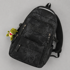 Graphic Print School Backpack with Spacious Storage