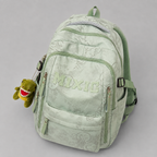 Graphic Print School Backpack with Spacious Storage