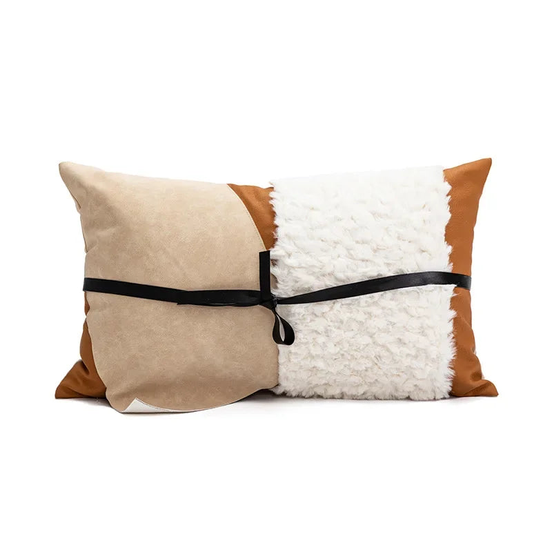 Hand-Woven Leather Cushion Cover Collection By Vidano-cushion-Ridorn