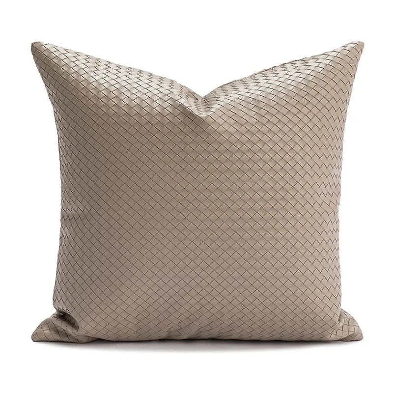 Hand-Woven Leather Cushion Cover Collection By Vidano-cushion-Ridorn