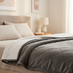 Unisex therapy blanket heavyweight sherpa relaxing sleep studio view