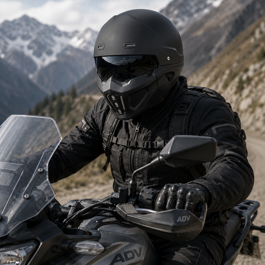 Detachable Full Face Helmet for Biking and Skating