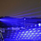 High-Intensity Laser Flashlight, Rechargeable Outdoor Torch & Fire Starter, Blue Beam-Ridorn