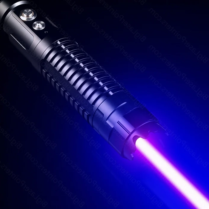 High-Intensity Laser Flashlight, Rechargeable Outdoor Torch & Fire Starter, Blue Beam-Ridorn