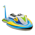 Inflatable Pool Jet Ski Float for Kids, Ride-On Water Toy for Summer Pool & Beach-Ridorn
