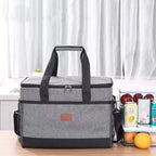 Insulated Cooler Bag 33L, Waterproof Leakproof Tote for Picnic, Beach & Camping-Ridorn
