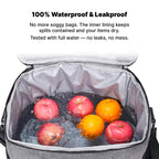 Insulated Cooler Bag 33L, Waterproof Leakproof Tote for Picnic, Beach & Camping-Ridorn