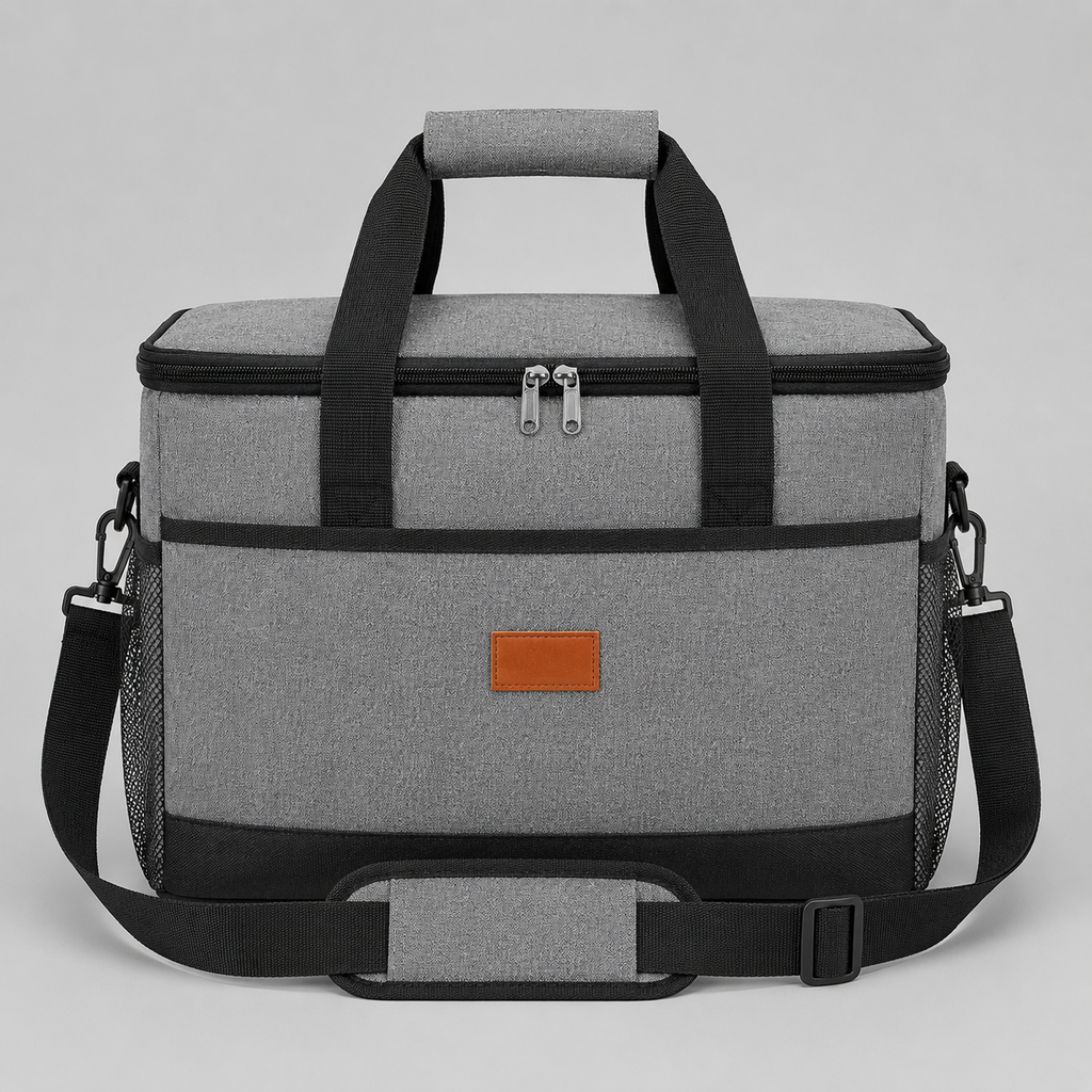 Insulated Cooler Bag 33L, Waterproof Leakproof Tote for Picnic, Beach & Camping