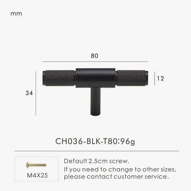 Isolis Elowencove T-bar Handles-handles and knobs-Ridorn