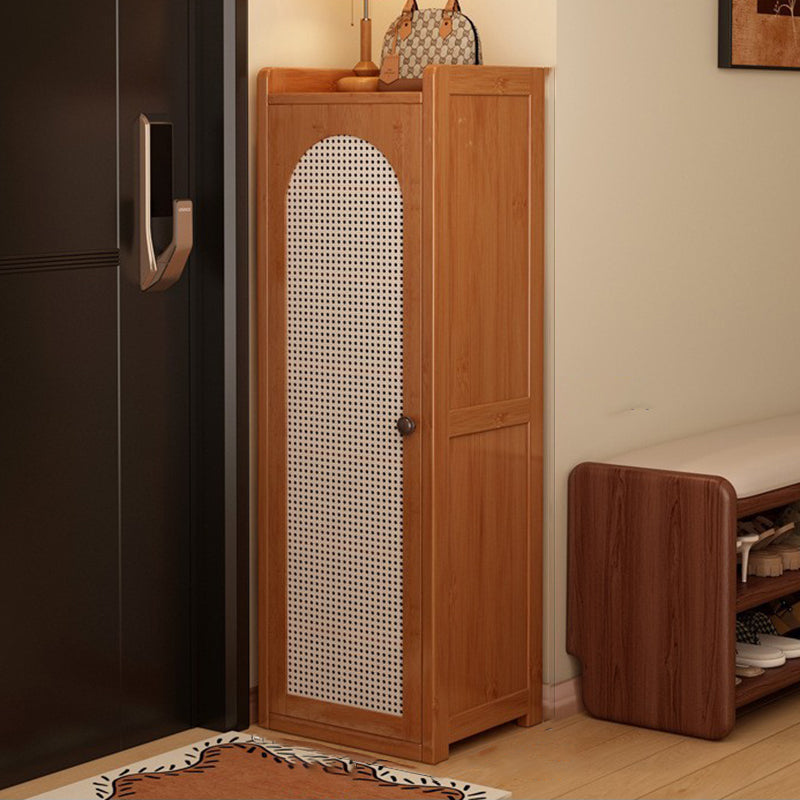 Japanese-Inspired Bamboo Shoe Storage Cabinet - 6 to 8 Tiers | Ridorn-Shoe Storage-Ridorn