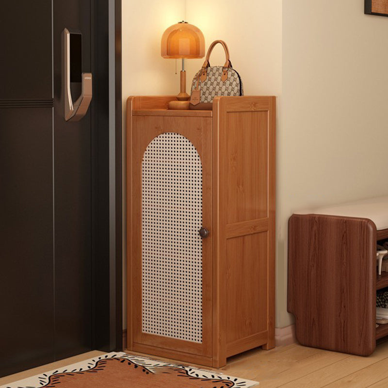 Japanese-Inspired Bamboo Shoe Storage Cabinet - 6 to 8 Tiers | Ridorn-Shoe Storage-Ridorn