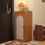 Japanese-Inspired Bamboo Shoe Storage Cabinet - 6 to 8 Tiers | Ridorn-Shoe Storage-Ridorn