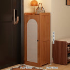 Japanese-Inspired Bamboo Shoe Storage Cabinet - 6 to 8 Tiers | Ridorn-Shoe Storage-Ridorn