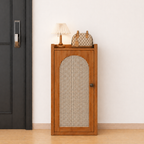 Japanese-Inspired Bamboo Shoe Storage Cabinet - 6 to 8 Tiers | Ridorn-Shoe Storage-Ridorn