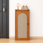 Japanese-Inspired Bamboo Shoe Storage Cabinet - 6 to 8 Tiers | Ridorn-Shoe Storage-Ridorn