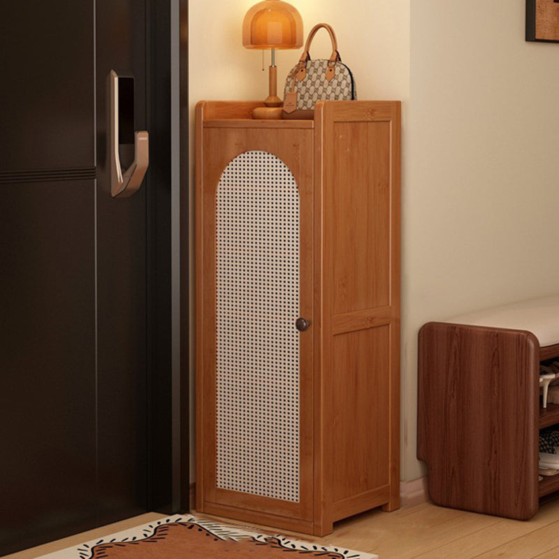 Japanese-Inspired Bamboo Shoe Storage Cabinet - 6 to 8 Tiers | Ridorn-Shoe Storage-Ridorn