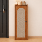 Japanese-Inspired Bamboo Shoe Storage Cabinet - 6 to 8 Tiers | Ridorn-Shoe Storage-Ridorn