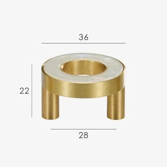 Judeetta Elowencove Ring Handle-handles and knobs-Ridorn