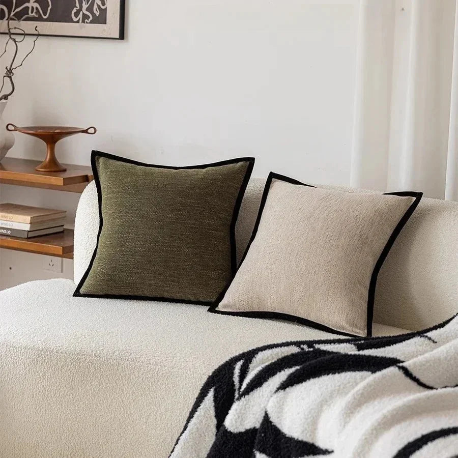 Kianhaven Caelford Black Border Cushion Covers-cushion-Ridorn