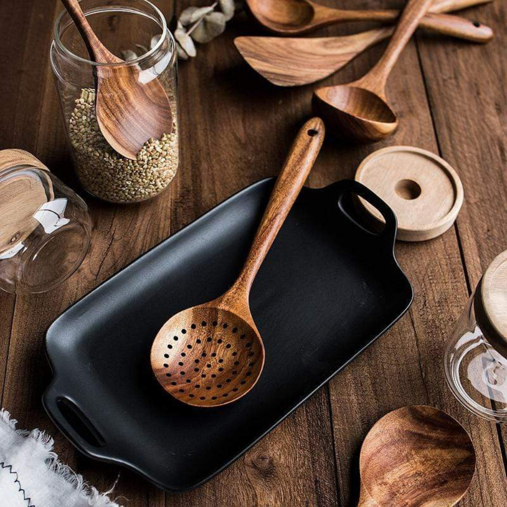 Kitchen Eco Friendly Utensil Set | 7 Essential Cooking Tools | Ridorn-Kitchen Accessories-Ridorn
