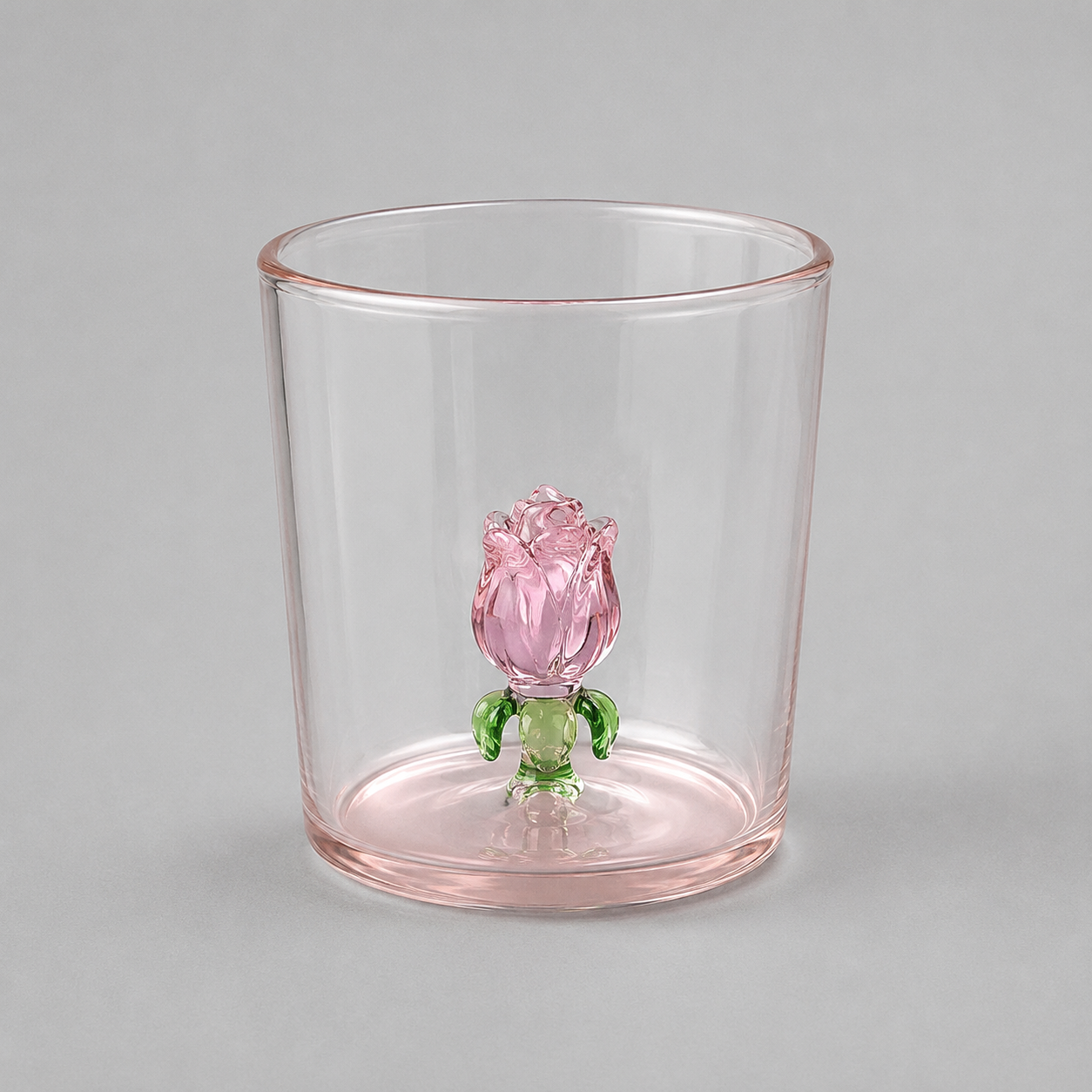 La Vie En Rose | Handmade Champagne Glass