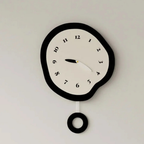 Large Modern Wall Clock with Unique Warped Design and | Ridorn-Wall Clocks-Ridorn