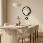 Large Modern Wall Clock with Unique Warped Design and | Ridorn-Wall Clocks-Ridorn