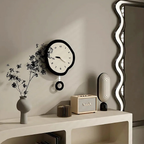 Large Modern Wall Clock with Unique Warped Design and | Ridorn-Wall Clocks-Ridorn