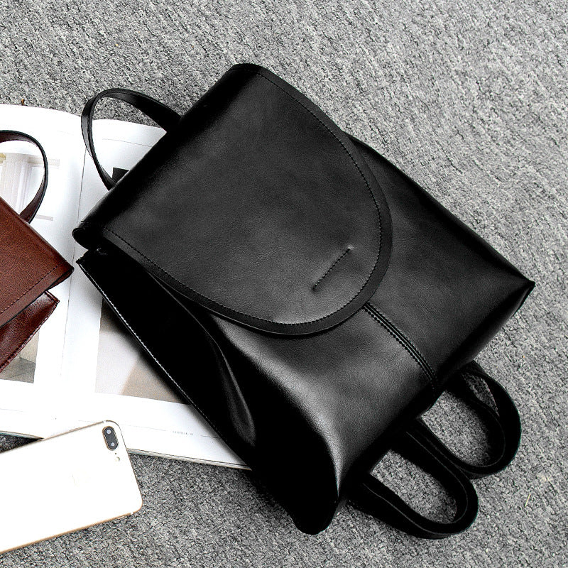Leather Backpack for Women, Versatile Everyday Daypack with Modern Design-Ridorn