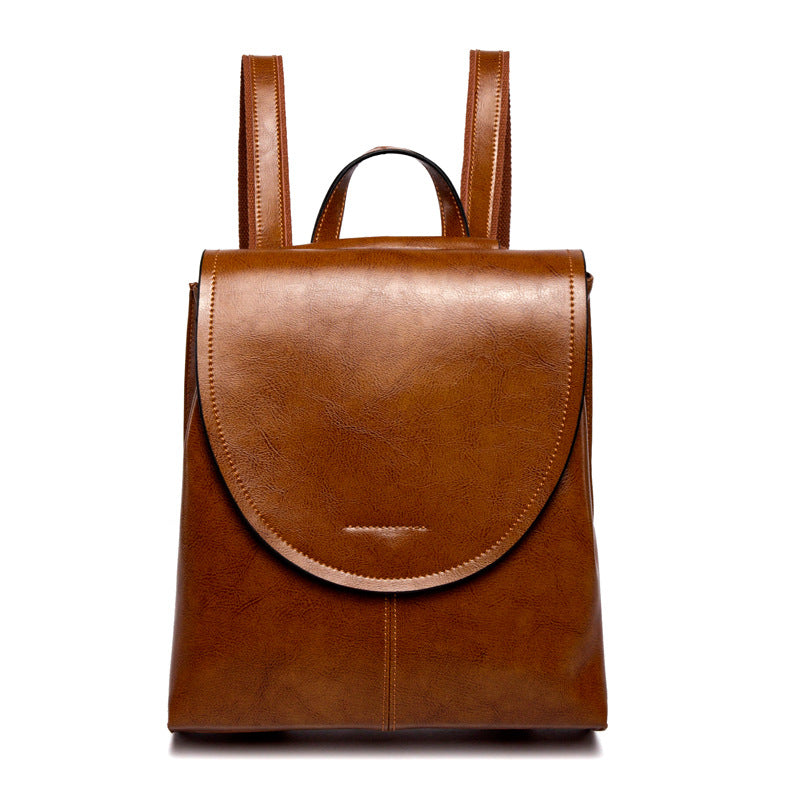 Leather Backpack for Women, Versatile Everyday Daypack with Modern Design-Ridorn