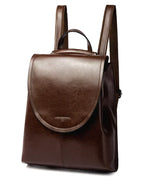 Leather Backpack for Women, Versatile Everyday Daypack with Modern Design-Ridorn
