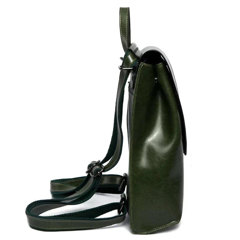 Leather Backpack for Women, Versatile Everyday Daypack with Modern Design-Ridorn