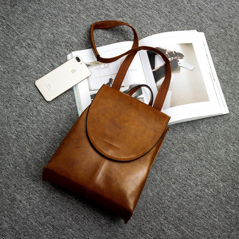 Leather Backpack for Women, Versatile Everyday Daypack with Modern Design-Ridorn