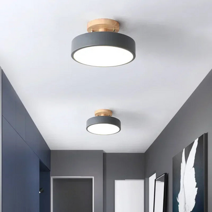 Modern Round LED Ceiling Light for Entryways and Hallways | Ridorn