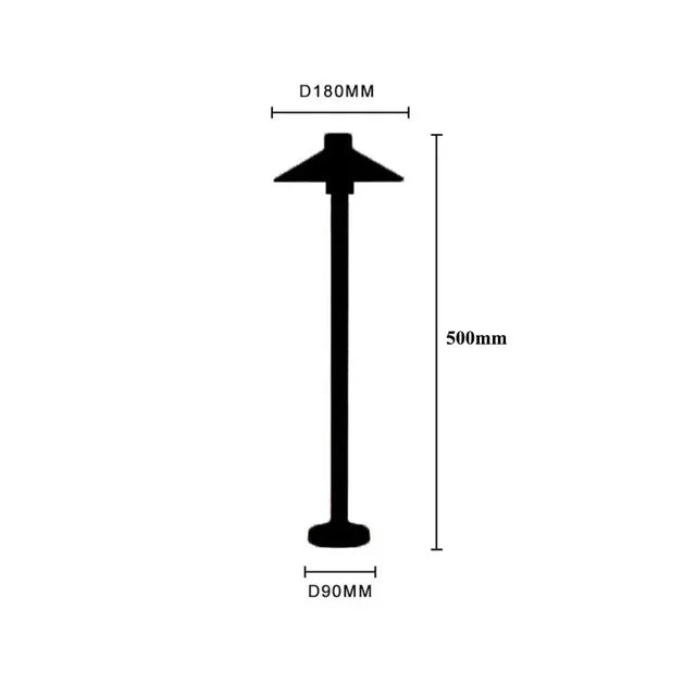 LED Garden Path Light, Weatherproof Energy-Saving Outdoor Walkway Lamp-Ridorn