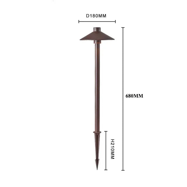 LED Garden Path Light, Weatherproof Energy-Saving Outdoor Walkway Lamp-Ridorn