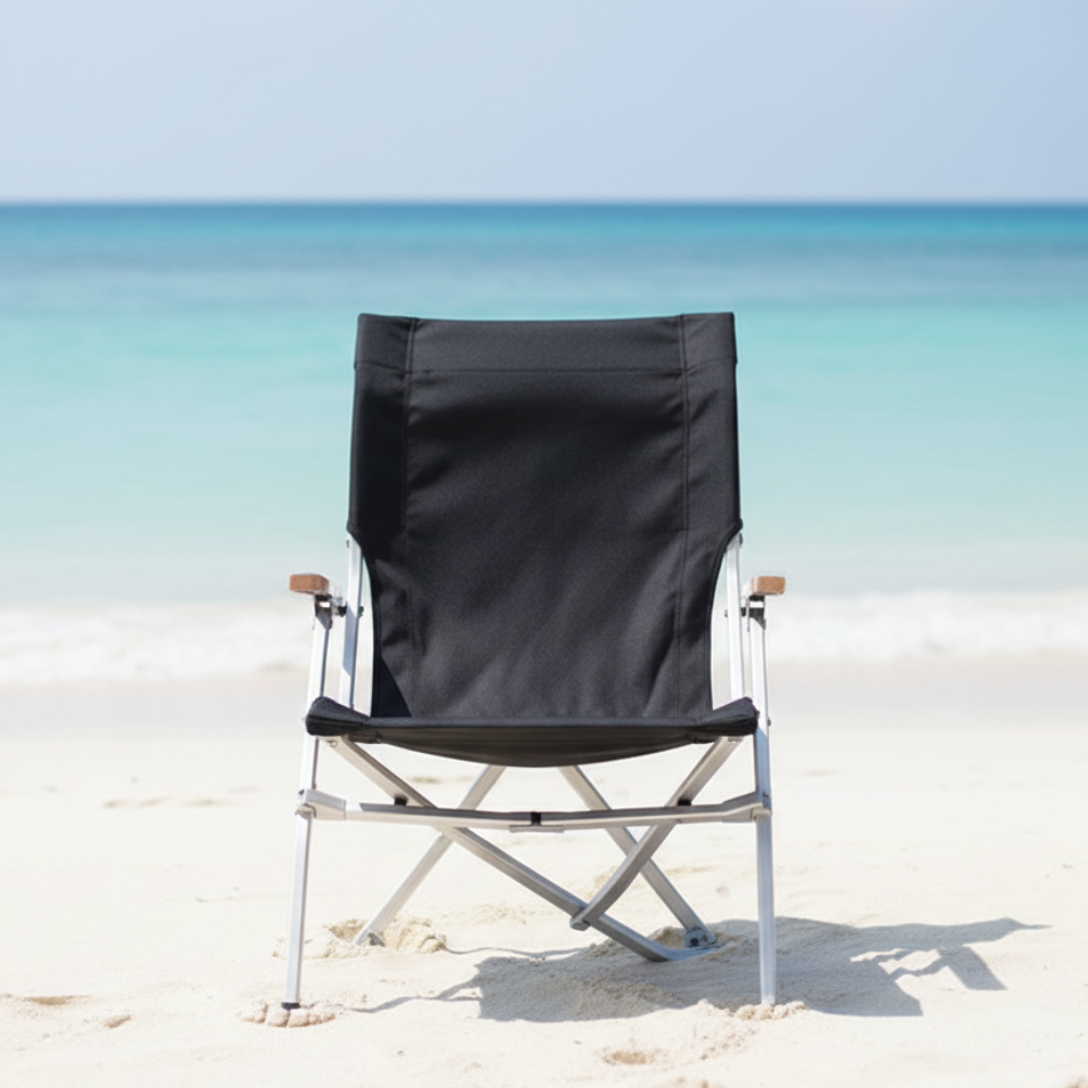 Lightweight Folding Camping Chair with Armrests and Tall | Ridorn