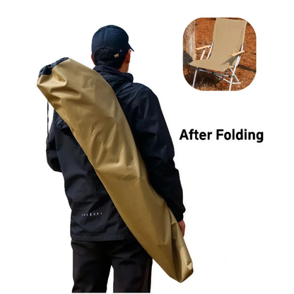 Lightweight Folding Camping Chair with Armrests and Tall | Ridorn
