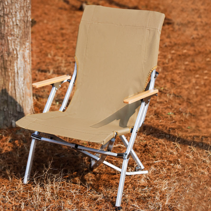 Lightweight Folding Camping Chair with Armrests and Tall | Ridorn