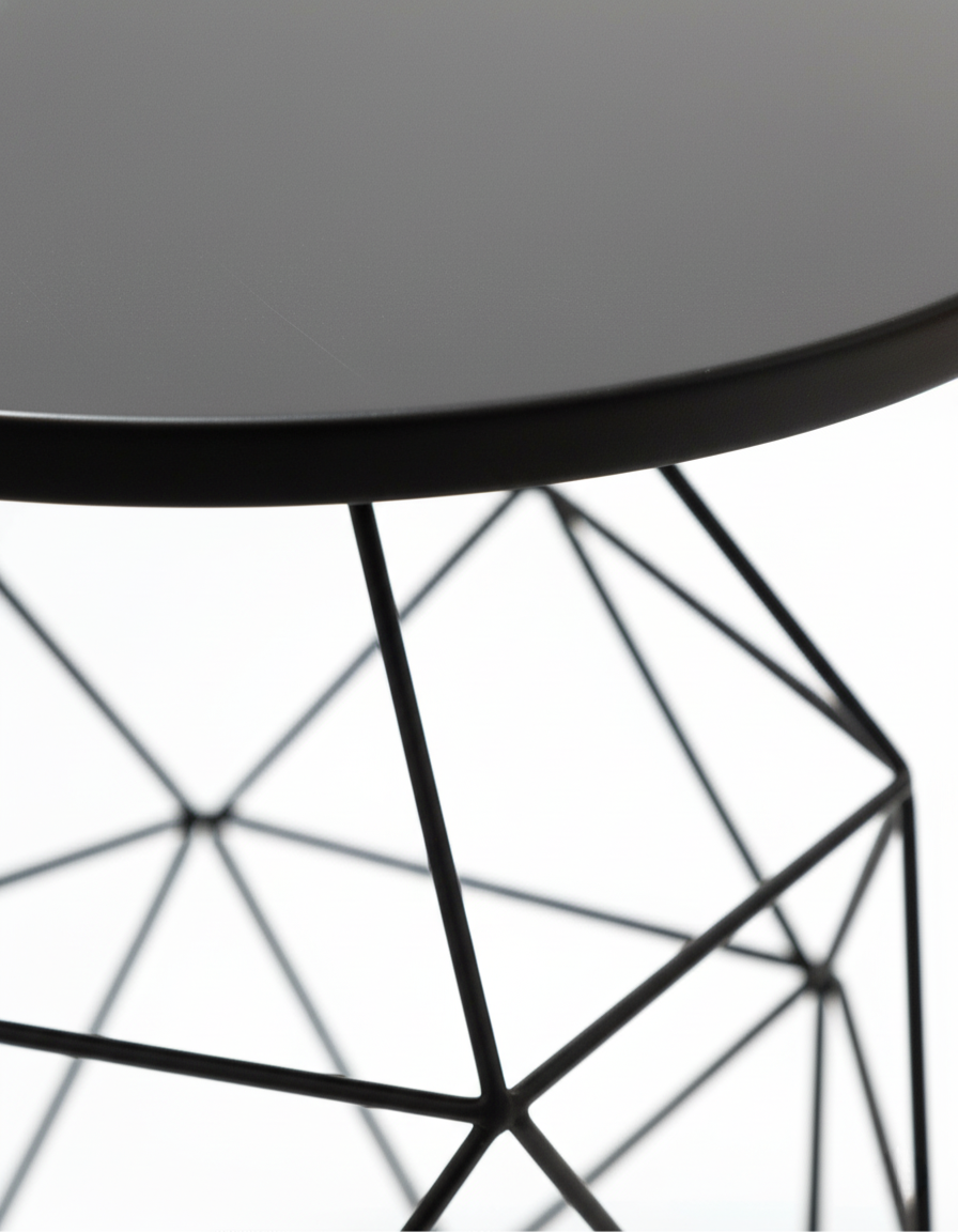 Modern Black Side Table - Minimalist Design for Any Space | Ridorn