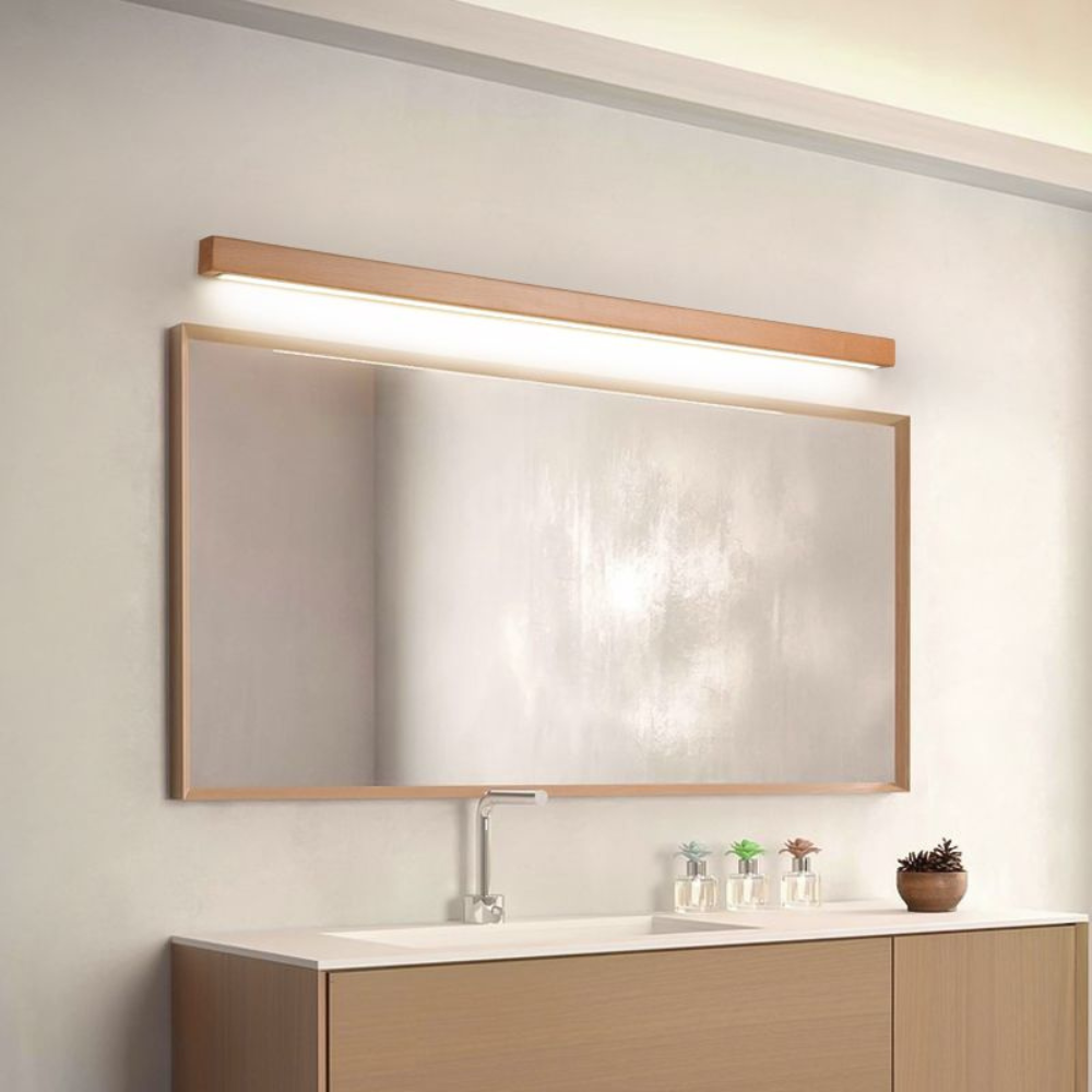 Linear Vanity Wall Light | Modern Front Mirror Fixture for Bedroom or Bathroom | Ridorn